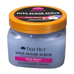 TREE HUT Exotic Bloom Shea Sugar Scrub 18 oz | Exfoliating Body Care